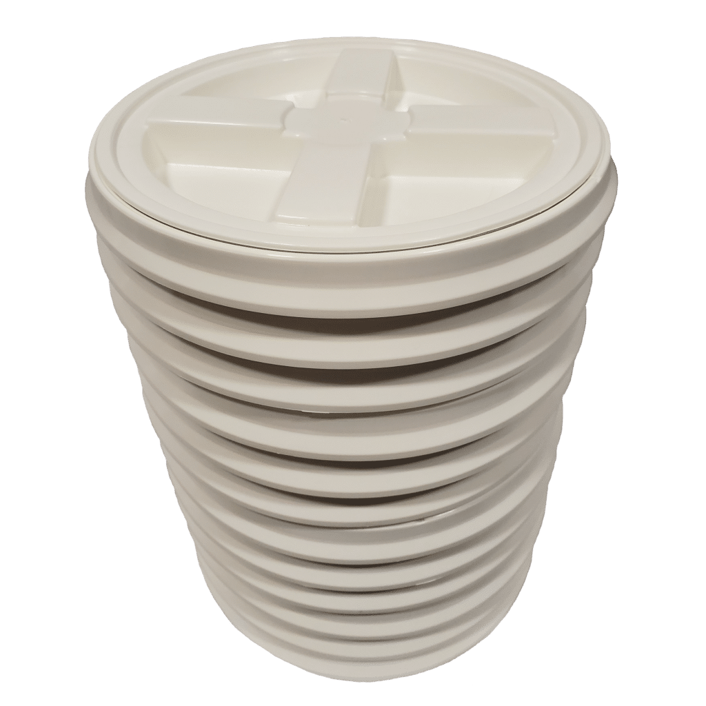 Gamma Seal Lids for 2 Gallon Buckets 5 Each Sold as12 Packs