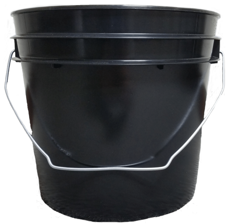 Bulk 1Gallon Round Plastic Buckets w/ Wire Bale Handle 24Pack