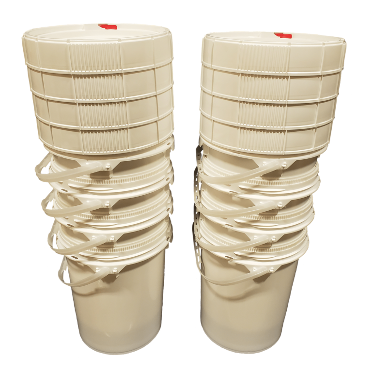 5Gallon ScrewTop Plastic Buckets (8Pack) Affordable Buckets